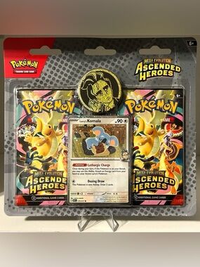Pokémon TCG Mega Evolution Ascended Heroes: Larry’s Komala Blister Pack